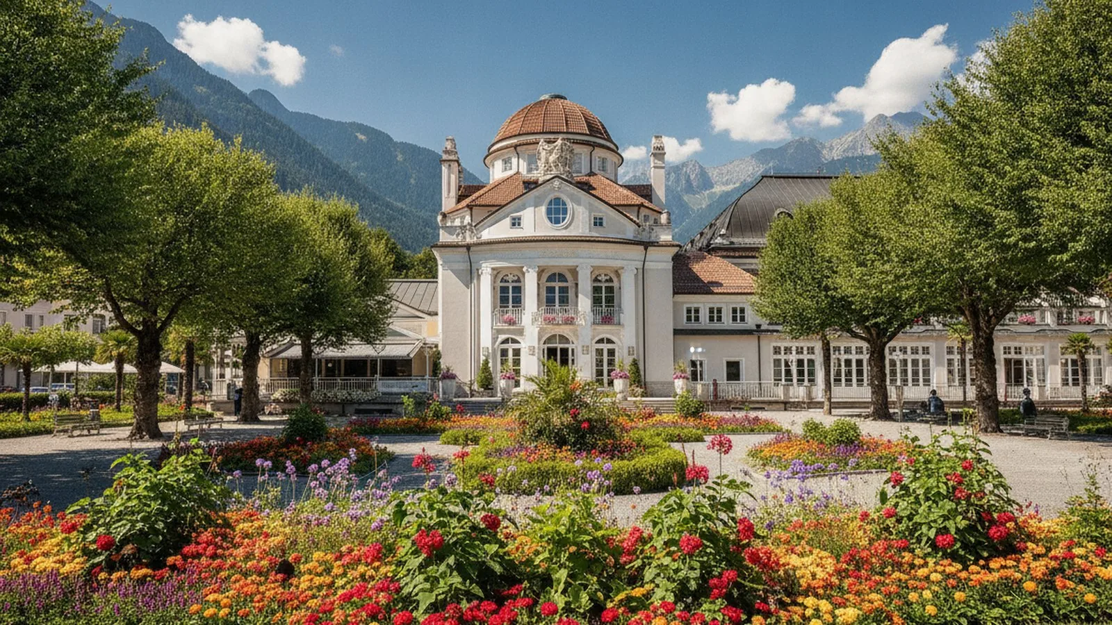 La Passeggiata Lungo Passirio a Merano, vista sul fiume